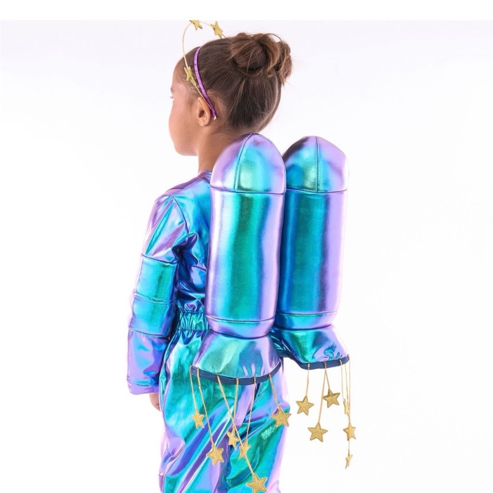 Pottery Barn Kids Space Adventurer Costume - Blue and Purple - Picture 4 of 7